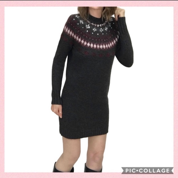 J Crew Fair Isle Sweater Dress - Picture 2 of 6